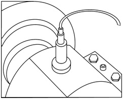 Рисунок 94 – Расположение точек контроля вибрации