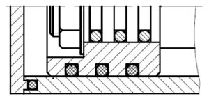 Рисунок 13 – Уплотнение подвижных соединений